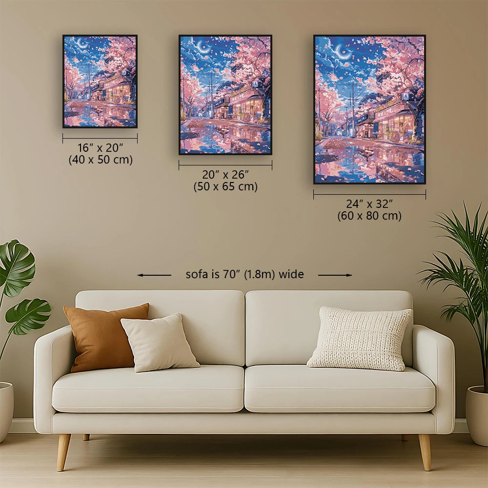 Cherry Blossom Moon Night 1