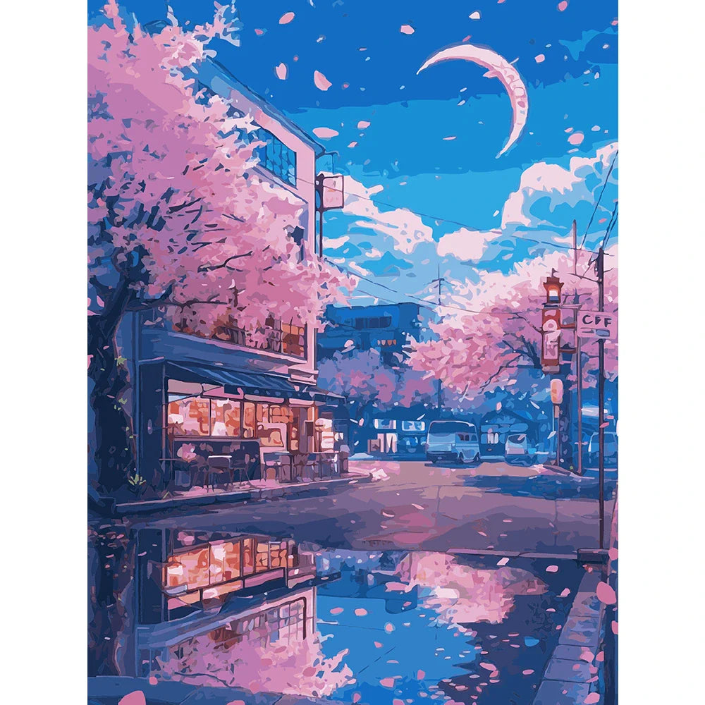 Cherry Blossom Moon Night 2