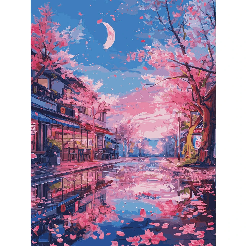 Cherry Blossom Moon Night 3