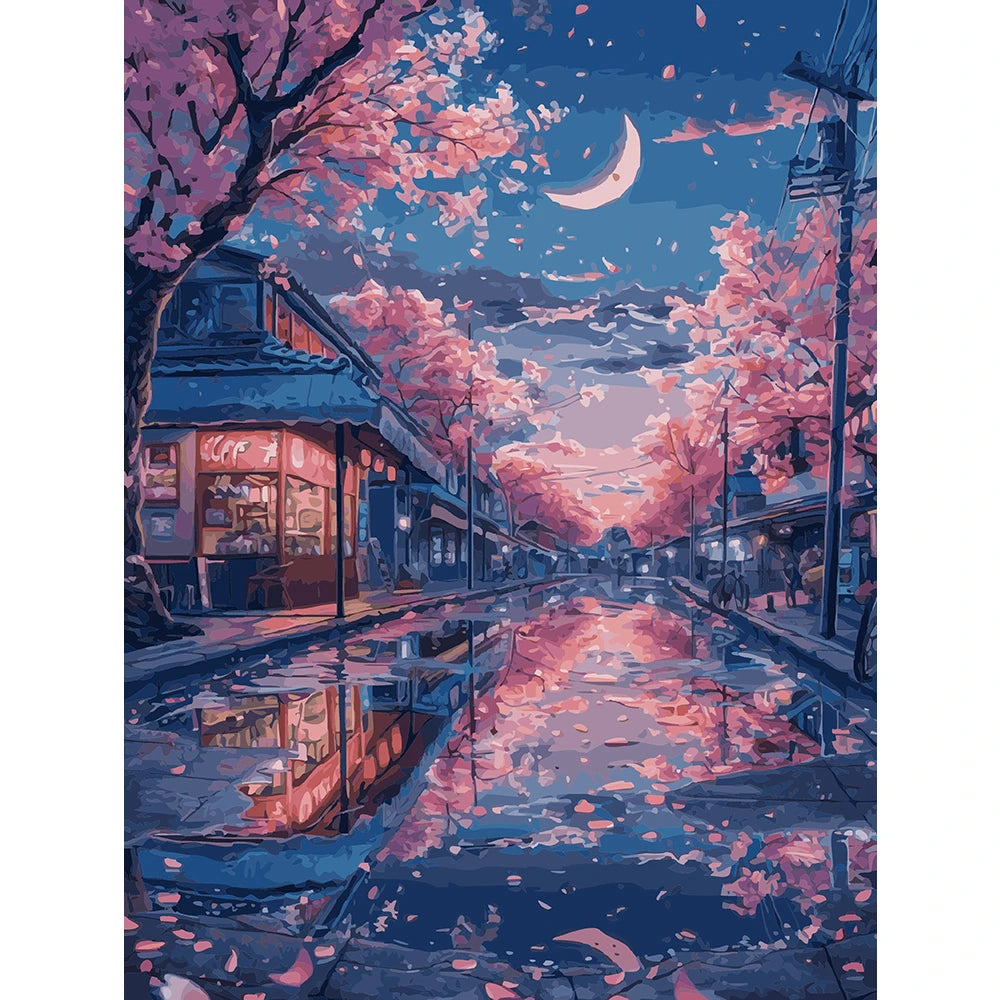 Cherry Blossom Moon Night 4
