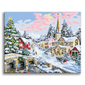 Christmas snow scene