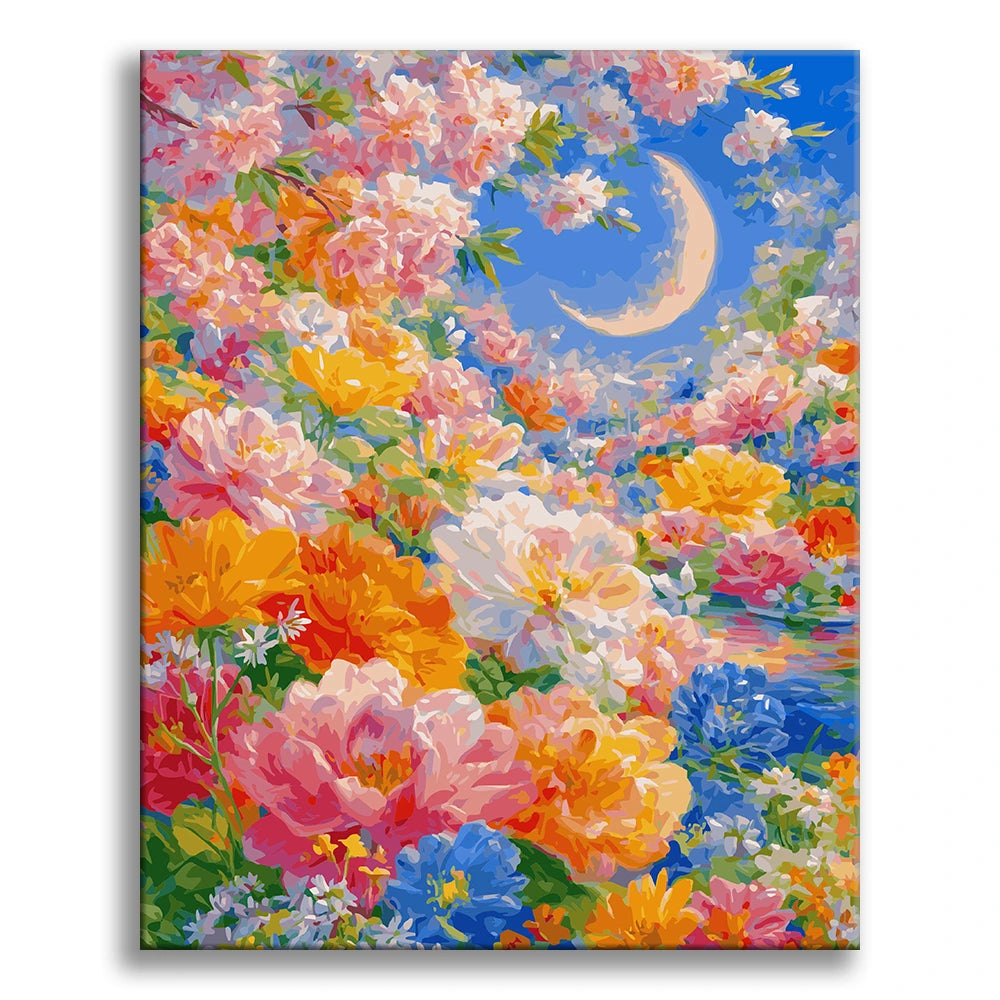 Flower Shadow Moon Night 1