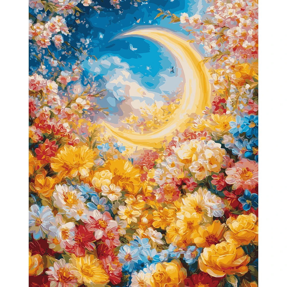 Flower Shadow Moon Night 2