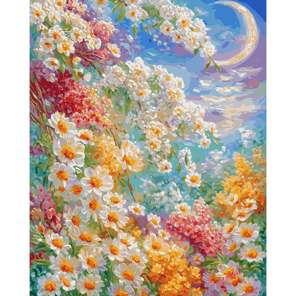 Flower Shadow Moon Night 3