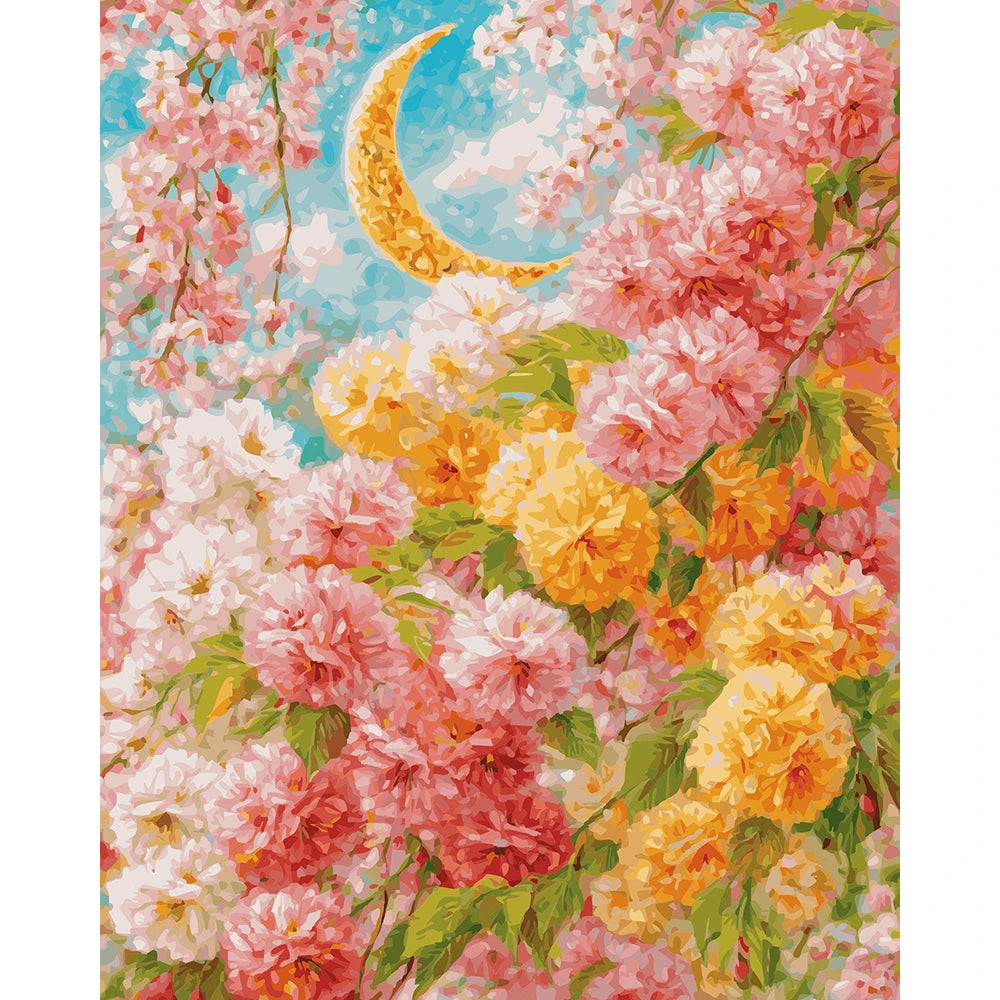 Flower Shadow Moon Night 4