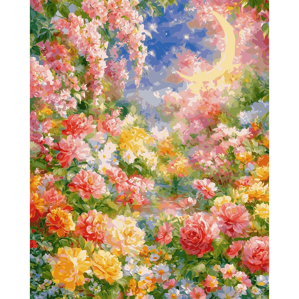 Flower Shadow Moon Night 5