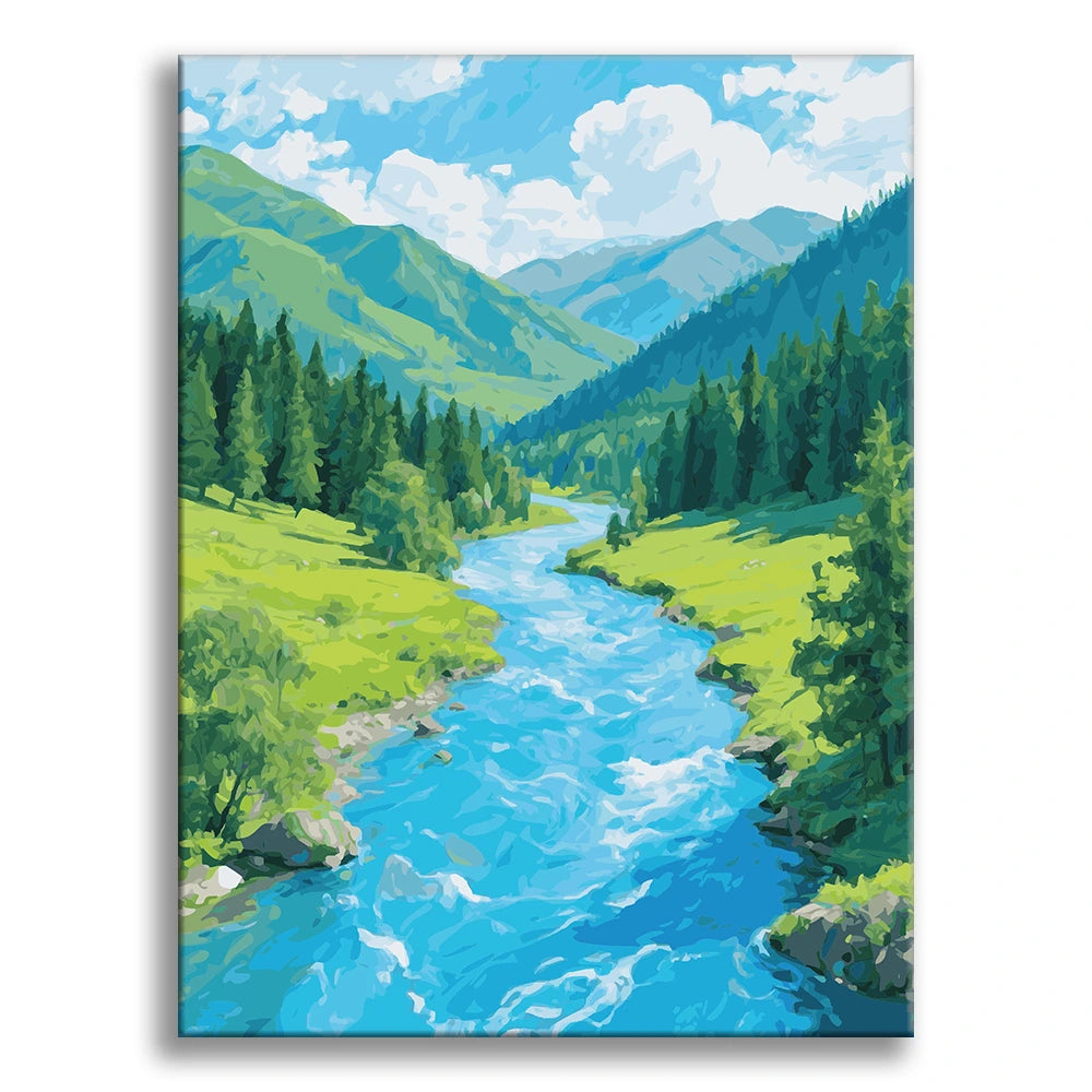 Green Fields and Rivers 1