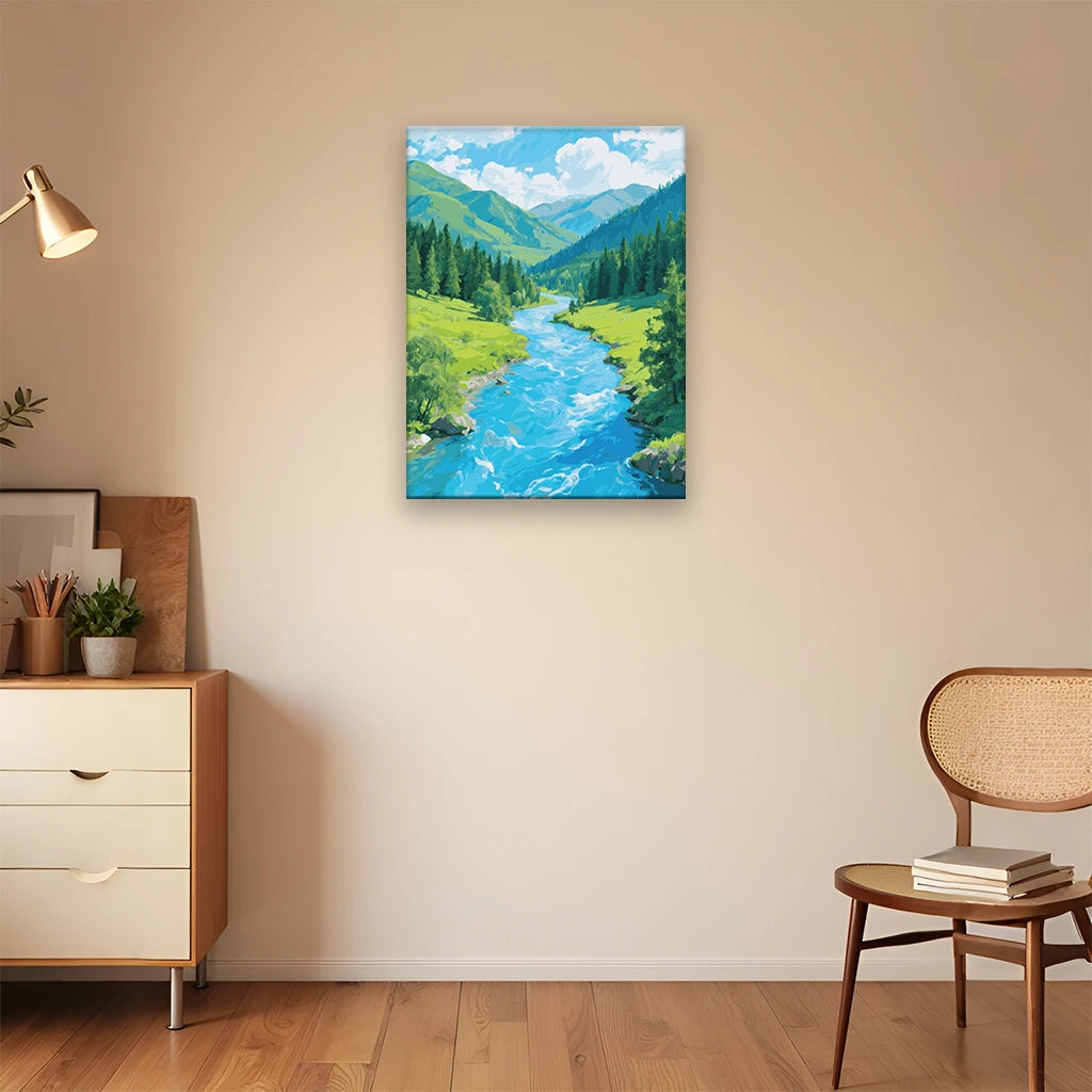 Green Fields and Rivers 1