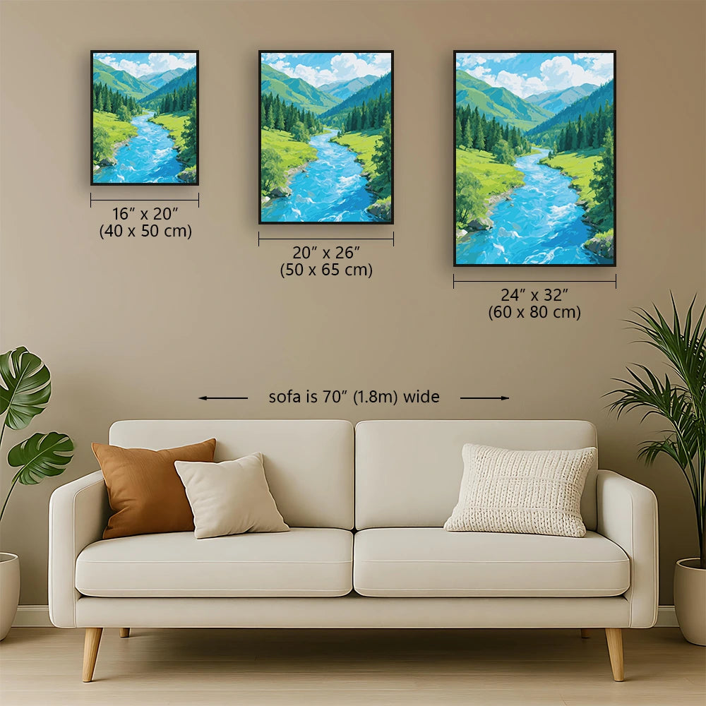 Green Fields and Rivers 1