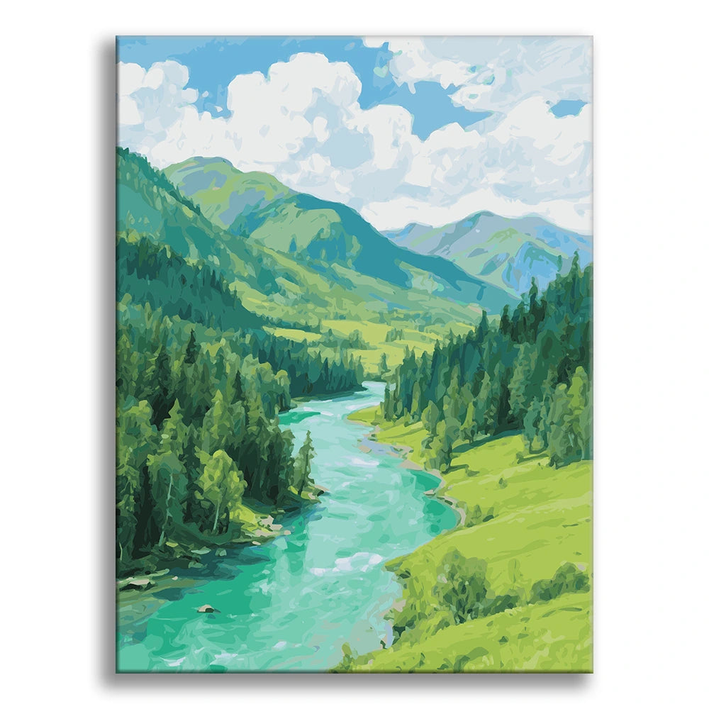 Green Fields and Rivers 3