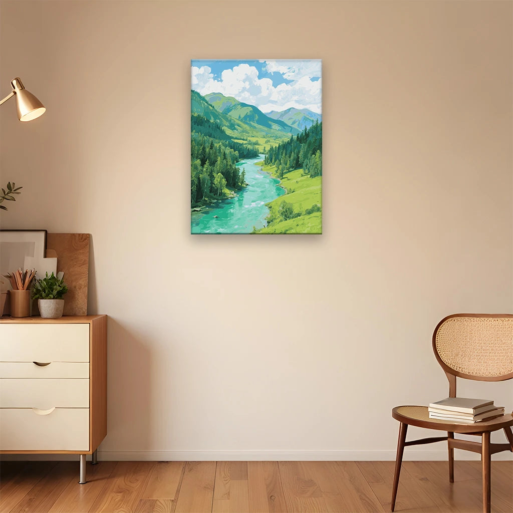 Green Fields and Rivers 3