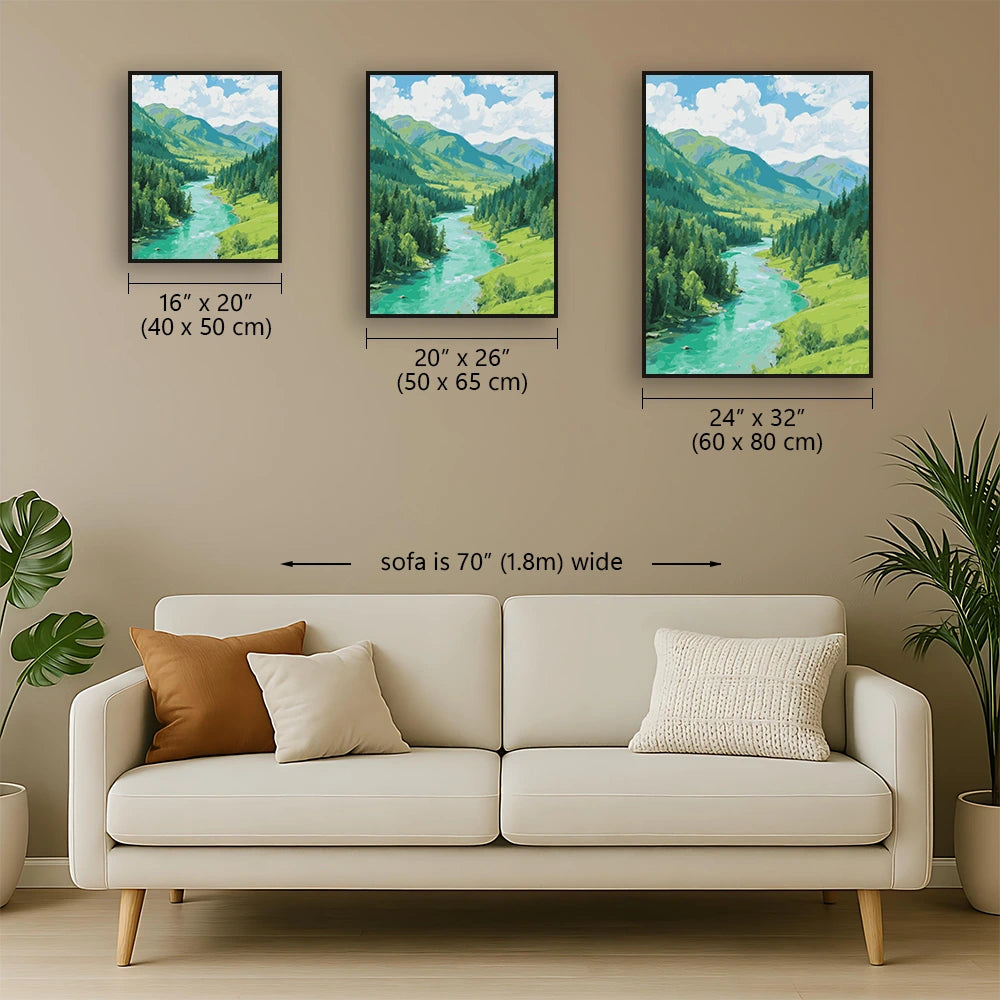 Green Fields and Rivers 3