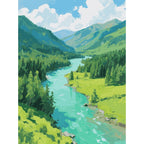 Green Fields and Rivers 4