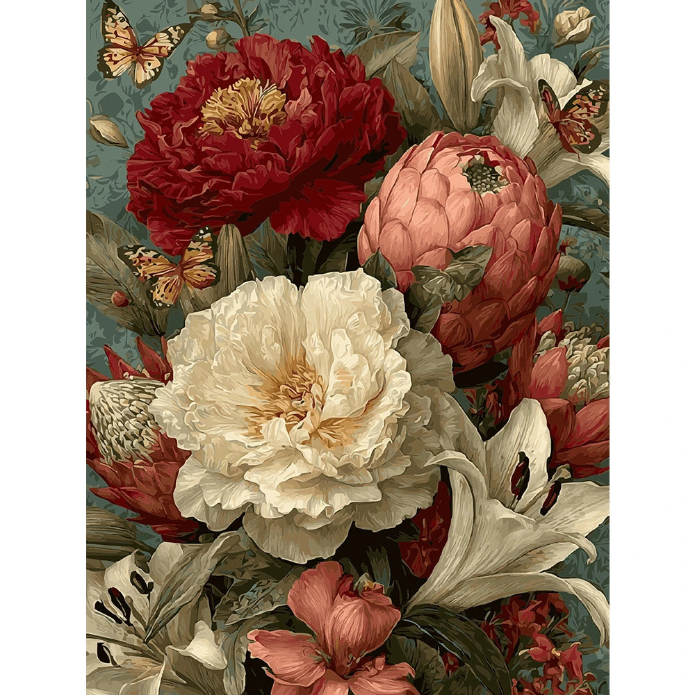 Medieval style flowers 1