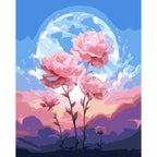 Peony Under the Moon 1