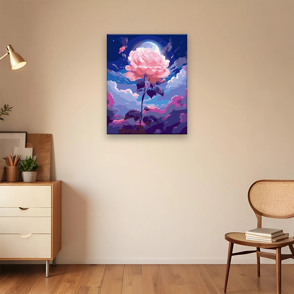 Peony Under the Moon 2