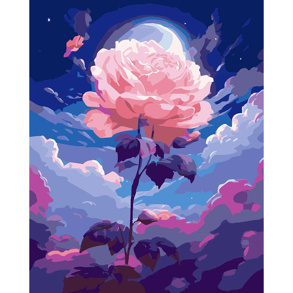 Peony Under the Moon 2