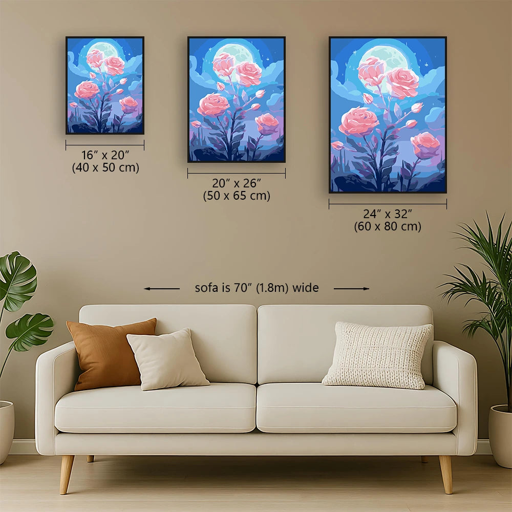 Peony Under the Moon 3