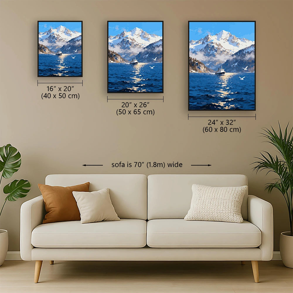 Slow sailing in winter 2