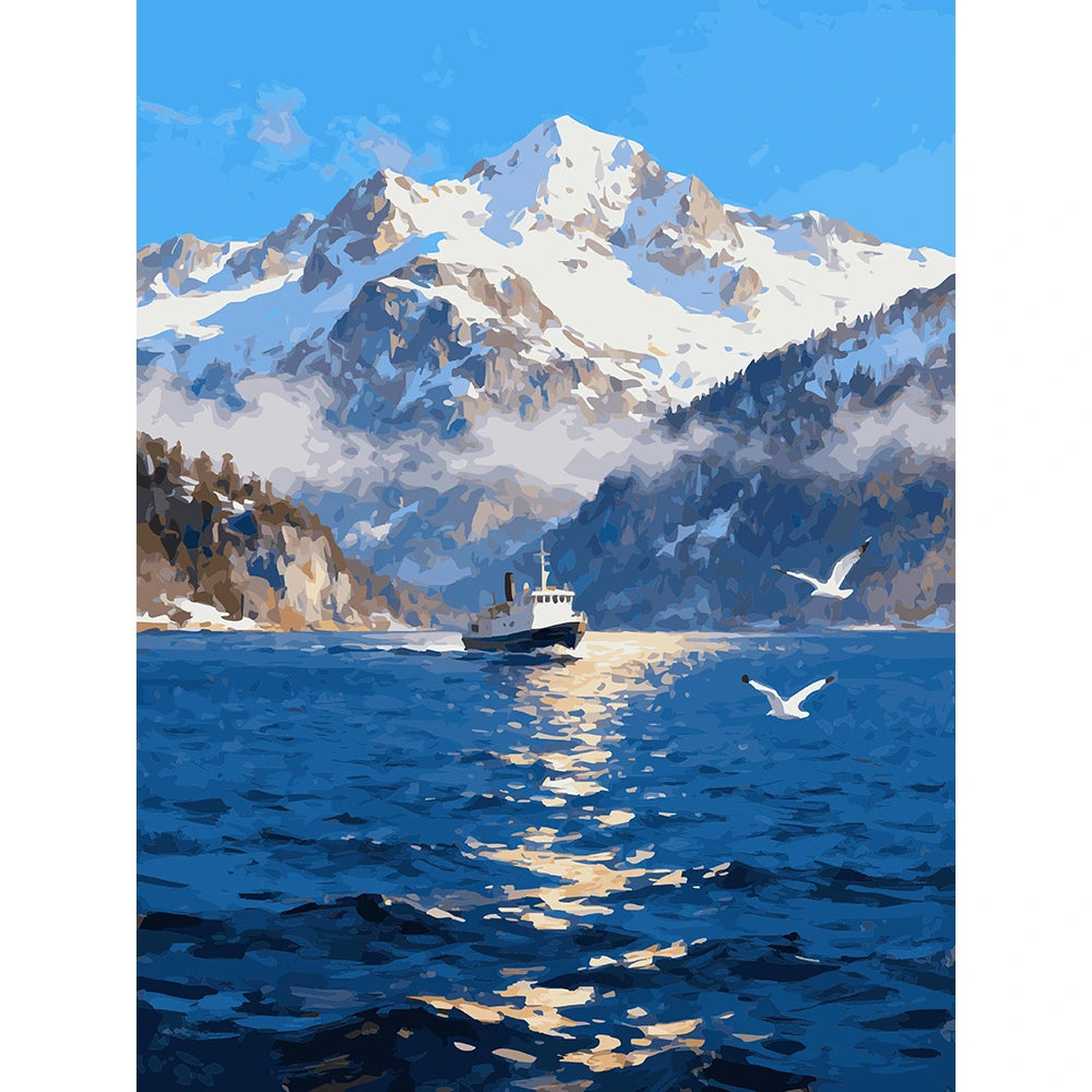 Slow sailing in winter 2