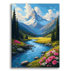 Tranquil Snow Mountain