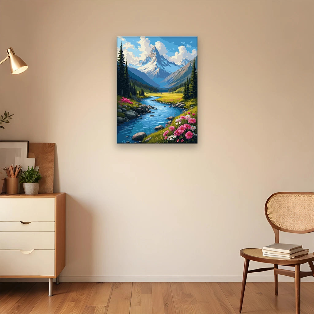 Tranquil Snow Mountain