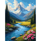 Tranquil Snow Mountain