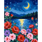 True Heart Rose Under the Moon