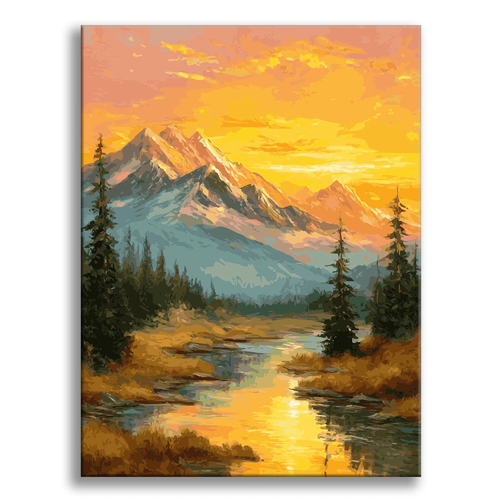 Twilight Mountains and Rivers 1