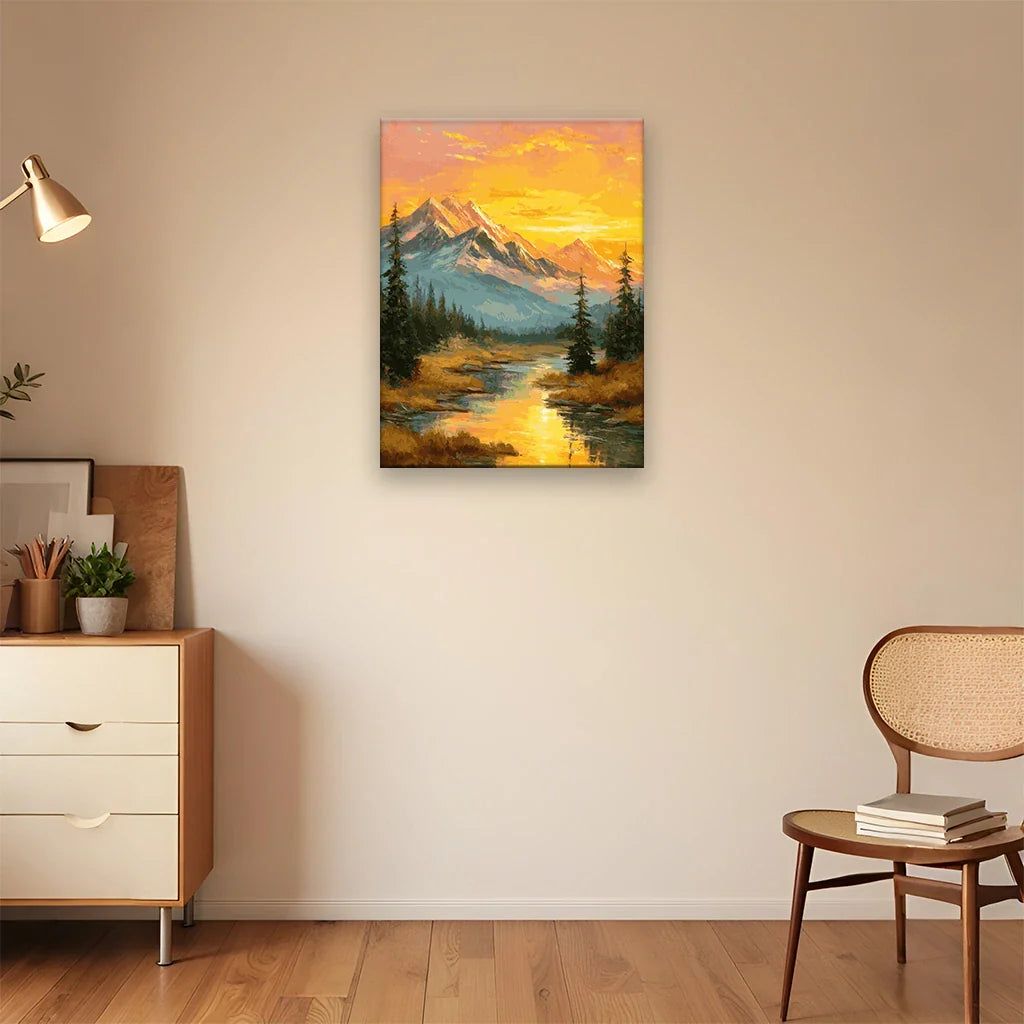 Twilight Mountains and Rivers 1