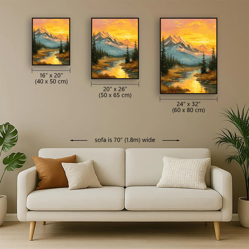 Twilight Mountains and Rivers 1