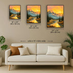 Twilight Mountains and Rivers 1