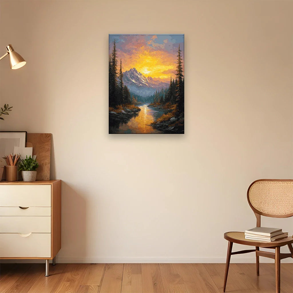 Twilight Mountains and Rivers 2