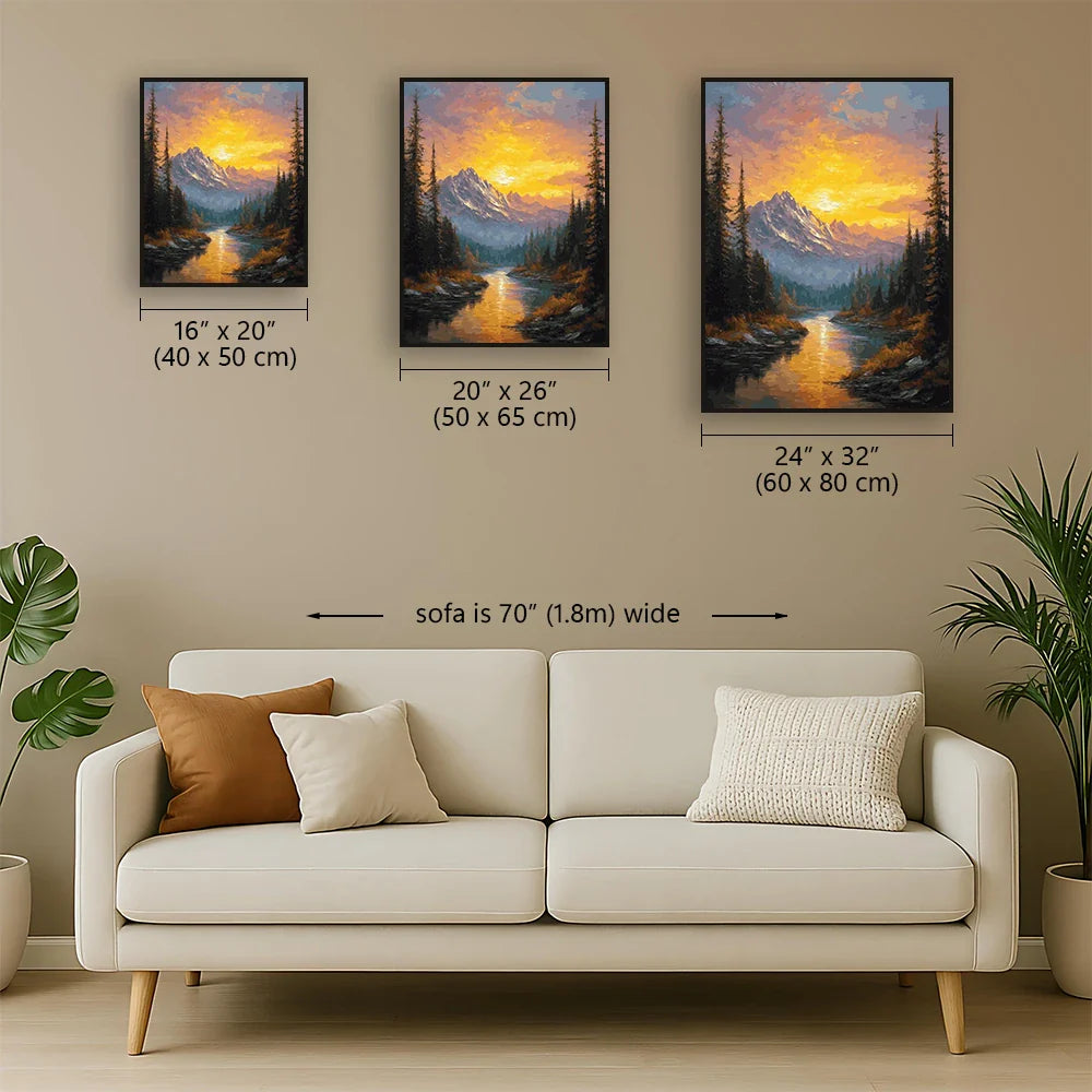 Twilight Mountains and Rivers 2