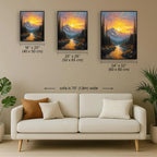 Twilight Mountains and Rivers 2