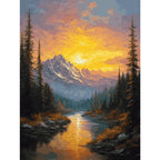 Twilight Mountains and Rivers 2