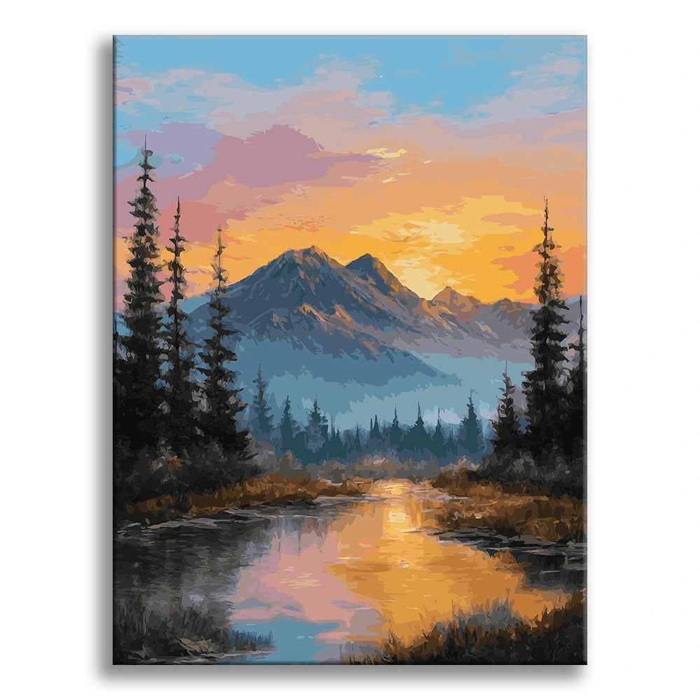 Twilight Mountains and Rivers 3