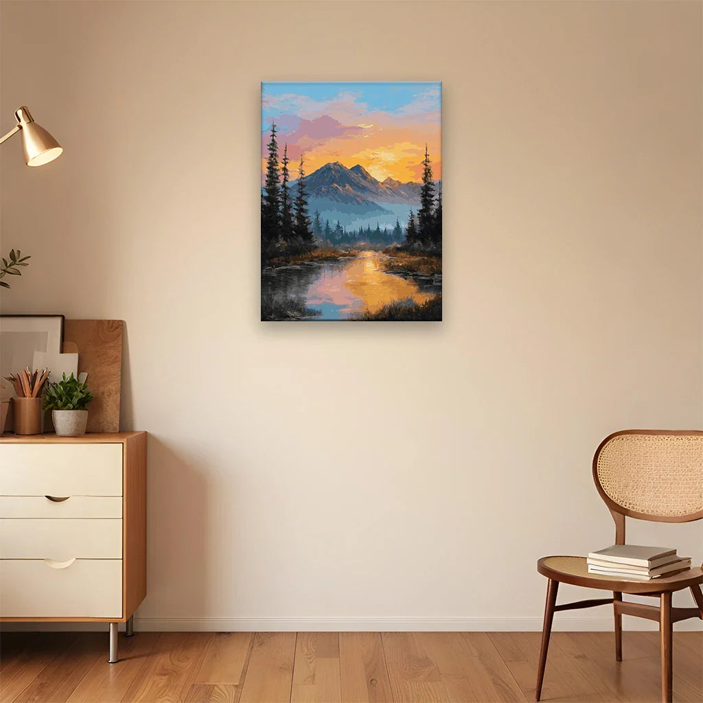 Twilight Mountains and Rivers 3