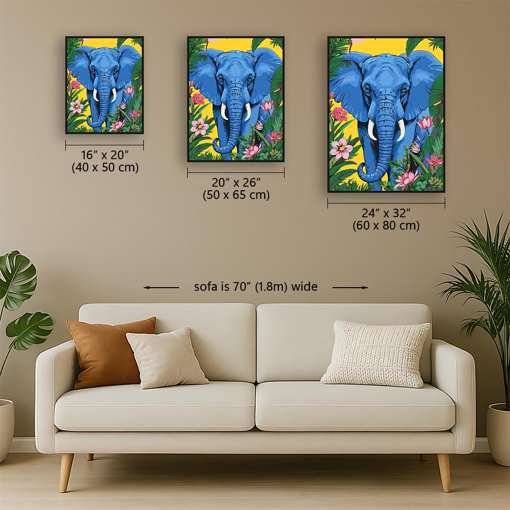 Blue Elephant in the Tropics