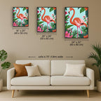 Coral Flamingo in the Tropics