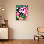 Geometric Pink Tiger 2