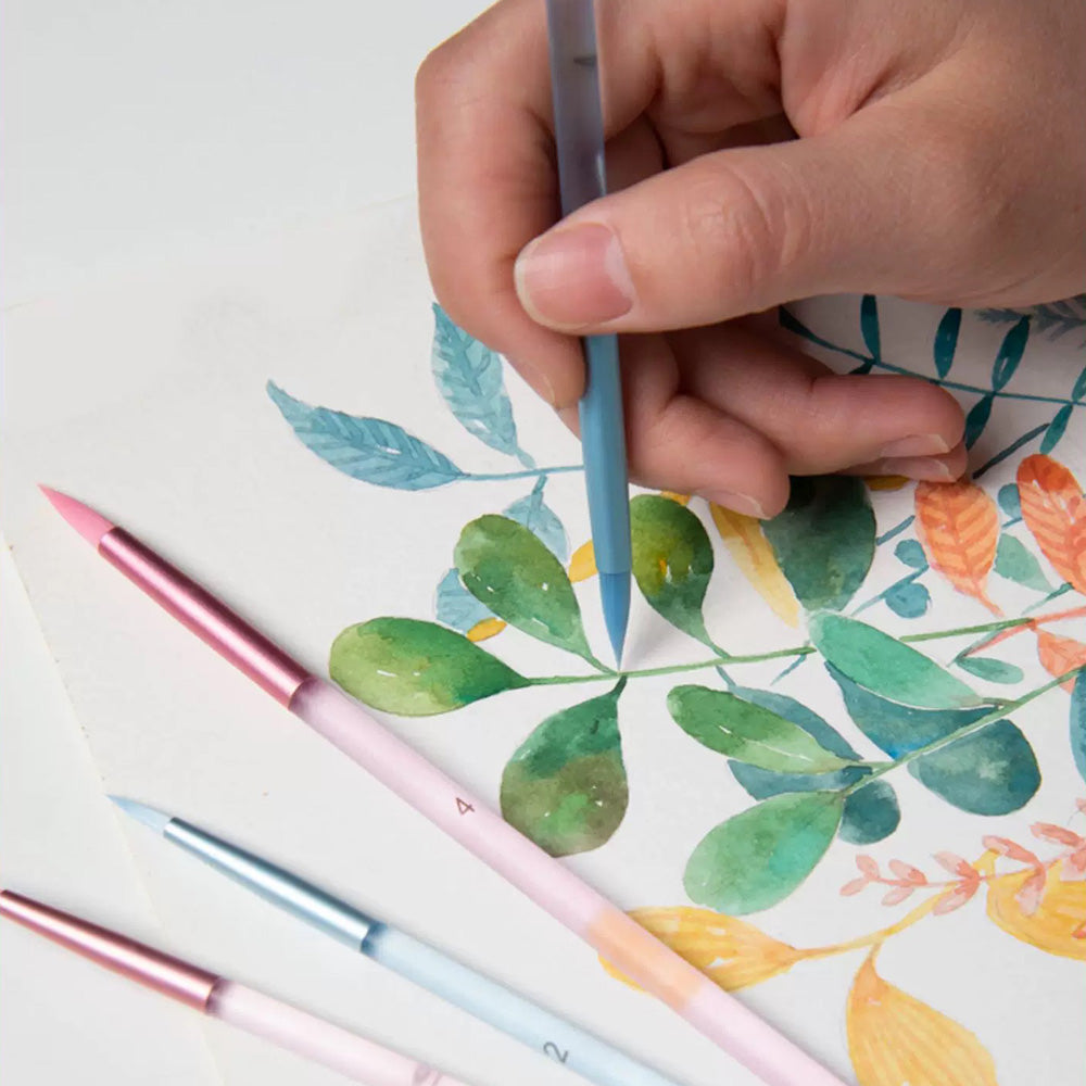 Matte Transparent Professional Paint Brushes (2PCS)