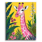Pink Giraffe in the Tropics