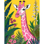 Pink Giraffe in the Tropics
