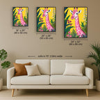 Pink Giraffe in the Tropics